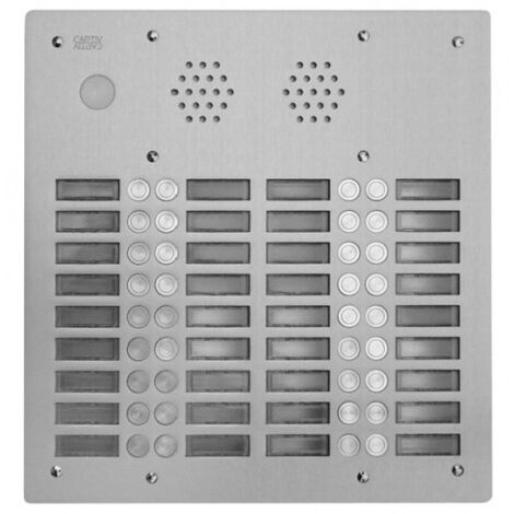 Plaque a.v alu 6mm 4r 28bp URMET 7774/28 (1/2)