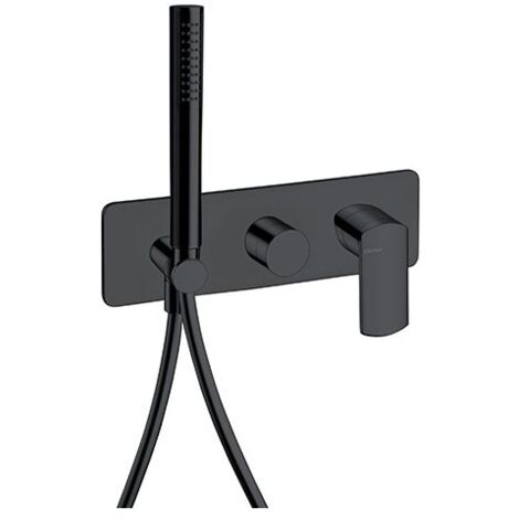 DOUCHE MURAL PROFILO ENCASTRE 3 SORTIES BLACK MAT - CRISTINA ONDYNA PF60313 (1/2)