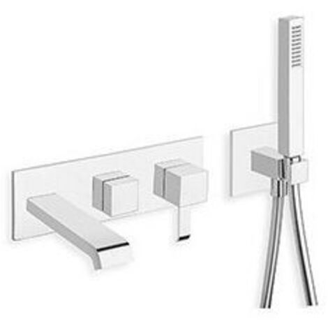 FACADE EXTERNE QUADRI BAIN DOUCHE MURAL 2 SORTIES SANS MECA EX QM108 - CRISTINA ONDYNA QM10251 (1/4)