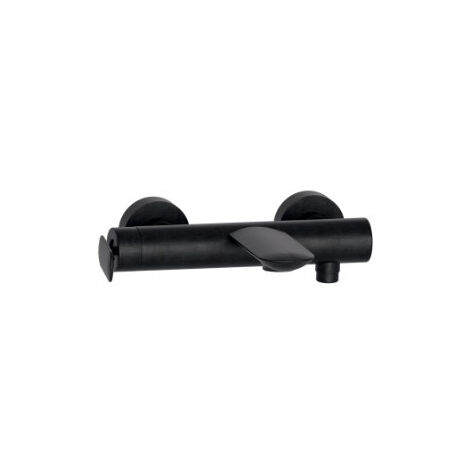 Mitigeur bain douche mural Chromé Noir Brossé FOIL - CRISTINA ONDYNA FL10775 (1/2)