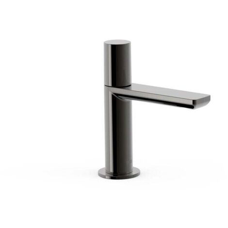 Robinet pour lavabo 1 seule eau ou prémélangeur PROJECT COLORS Noir Métallisé - TRES 21150301KM (1/2)