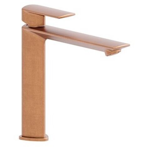 Lavabo Profilo Medium Avec Vidage Up&D Laiton Or Rose Brosse Robinetterie PROFILO - CRISTINA ONDYNA PF22734P (1/2)