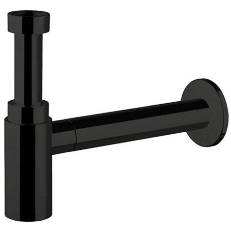 Siphon Lavabo Droit Abs Black Mat Robinetterie VIDAGES - CRISTINA ONDYNA AC79013 (1/2)