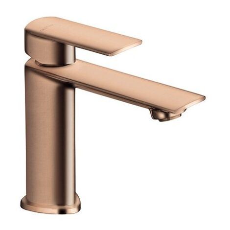 Lavabo Profilo Regular Avec Vidage Up&D Laiton Or Rose Brosse Robinetterie PROFILO - CRISTINA ONDYNA PF22034P (1/2)