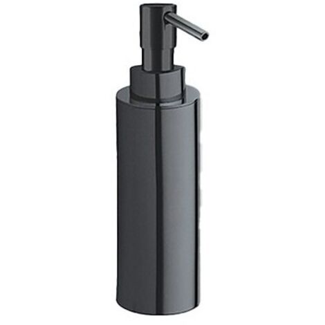 Distibuteur De Savon Liquide A Poser Ambiente Chrome Noir Brosse Robinetterie AMBIENTE - CRISTINA ONDYNA AM72775 (1/2)