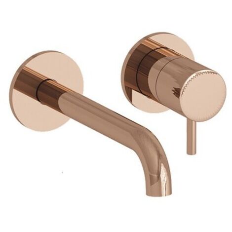 Lavabo Mural Triverde 2 Trous Bec 22.5 Cm Or Rose Ex Tv279 Robinetterie TRIVERDE - CRISTINA ONDYNA TV25946P (1/2)
