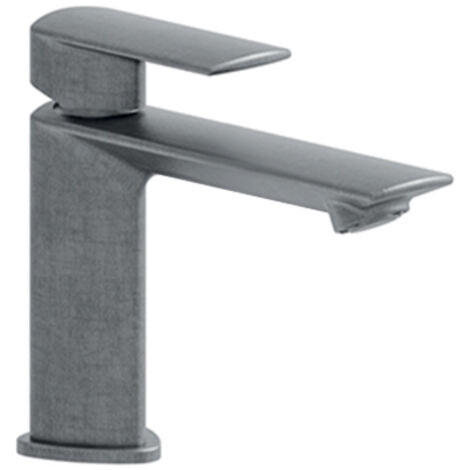 Robinet mitigeur lavabo PROFILO métal brossé avec bonde up&down - Cristina Ondyna (1/2)