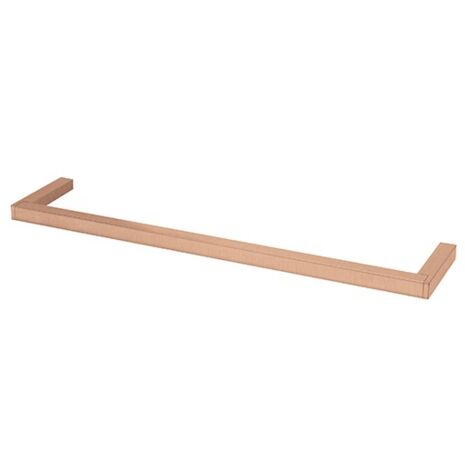 Porte-serviettes 60 cm Or Rose Brosse DOMINO - CRISTINA ONDYNA DM21234P (1/2)
