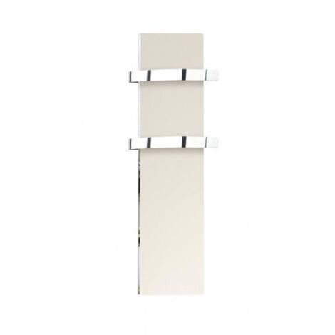 Sèche-serviette électrique 500W ultra plat blanc quartz – Installation verticale/horizontale – Technologie Dual Kherr – 17500TL – Valderoma (1/5)