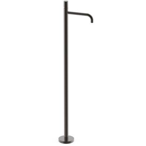 Mitigeur sur pied pour lavabo1 colonne verticale d’alimentation Noir Métallisé - TRES 26285306KM (1/2)