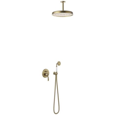 Kit douche à encastrer Laiton Mat - TRES 24218004LM (1/2)