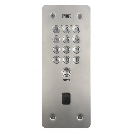 Urmet – Clavier à code 12 touches inox 12V – Alimentation 12Vca – Indice de protection IP54 – CE20IM54