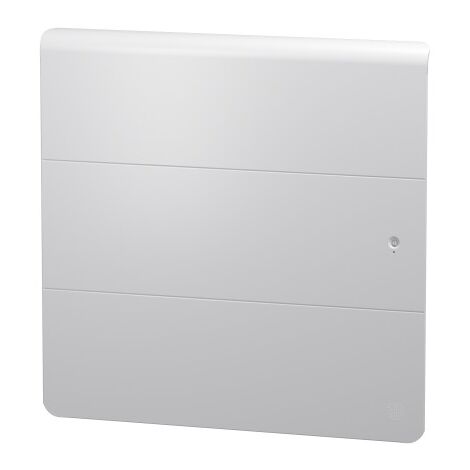 Radiateur électrique Axoo horizontal inertie fonte active - Intuis - 1000W - Blanc Satiné (1/8)