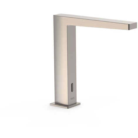TRES 20261310AC SLIM Grifo Electrónico De 1 Agua para Lavabo Color Acero - ref: 20261310AC (1/2)