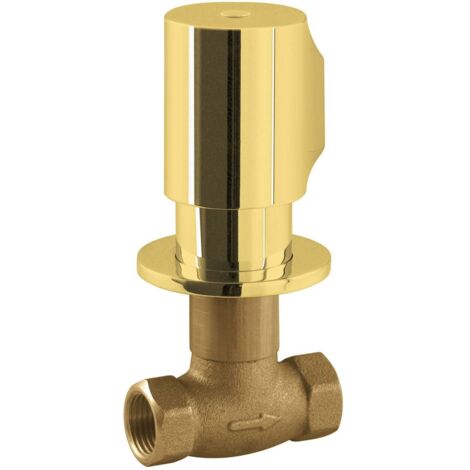 TRES 06115501OR Llave de Paso Empotrada Color Oro 24K - ref: 06115501OR (1/2)