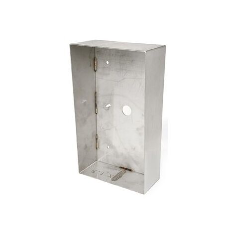 Cadre saillie inox avec visière pour platines kda2&kda4 SKDA AIPHONE 110582
