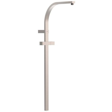 Barre de douche adaptable au robinet thermostatique mural Acier - TRES 03463506AC (1/2)