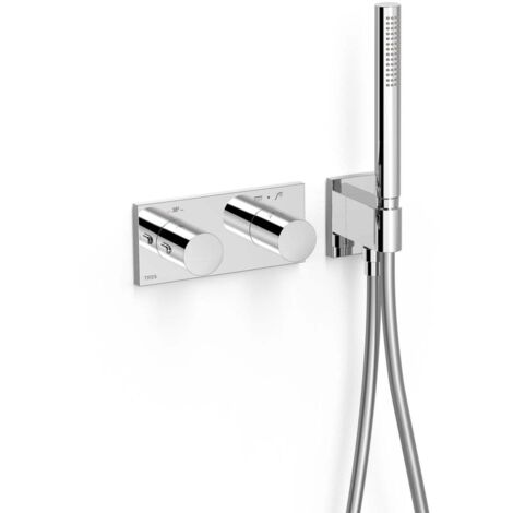 Robinet thermostatique encastré à 2 voies B-system. Chrome - TRES 30735201 (1/2)