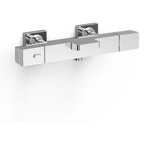 Robinet thermostatique mural pour baignoire et doucheSans accessoires Chrome - TRES 19017406 (1/2)