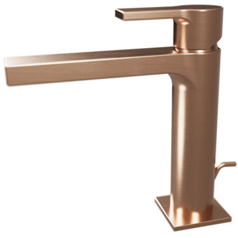 Mitigeur lavabo medium Or Rose Brossé Omega - CRISTINA ONDYNA OG22334P (1/2)