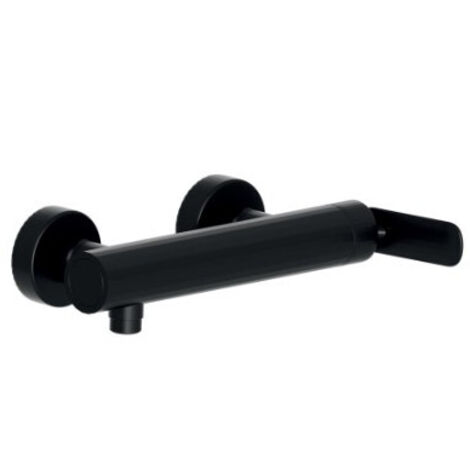 Mitigeur de douche mural Noir Mat - CRISTINA ONDYNA FL40113 (1/2)