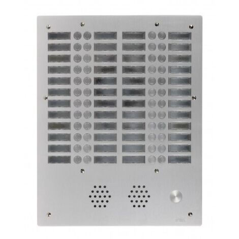 Plaque a.v alu 6mm 4r 48bp URMET 7774/48 (1/2)