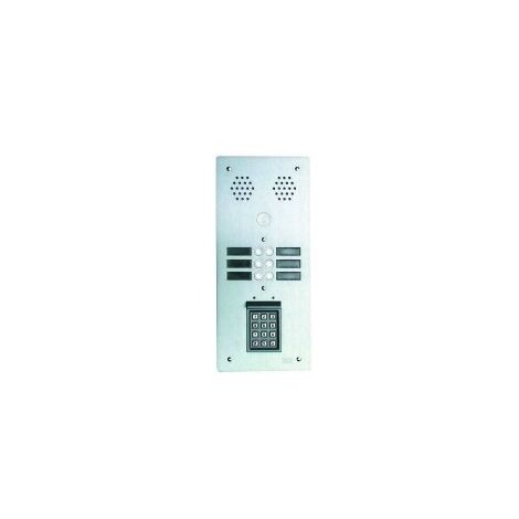 Plaque alu 6mm 2r 4t + s30 ecla URMET 7772/4C (1/2)