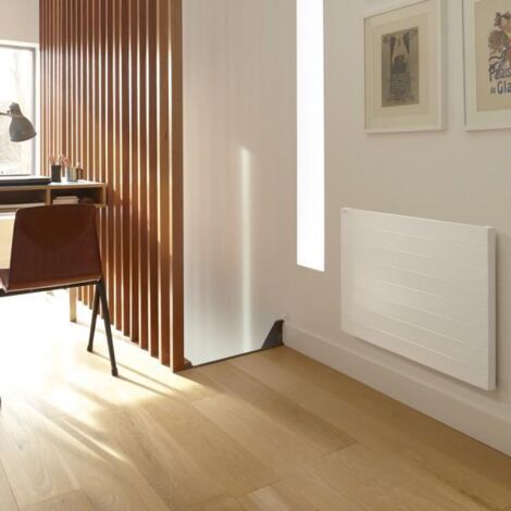 Radiateur chauffage central PLANEA horizontal simple à ailettes 1206W - ACOVA PLVL-063-120 (1/2)