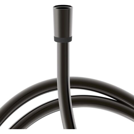 Flexible bain-douche en satin anti-torsion Noir Métallisé - TRES 913460915KM (1/2)