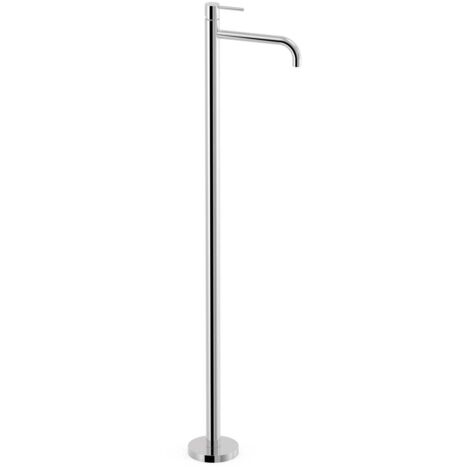 Mitigeur sur pied pour lavabo1 colonne verticale d’alimentation Chrome - TRES 26285305 (1/2)
