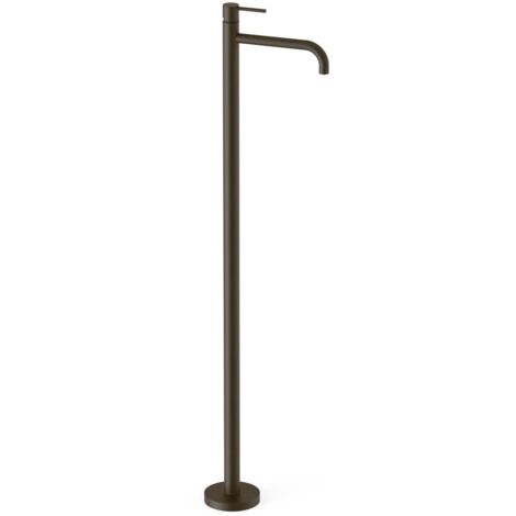 Mitigeur sur pied pour lavabo1 colonne verticale d’alimentation Noir bronze - TRES 26285305KMB (1/2)