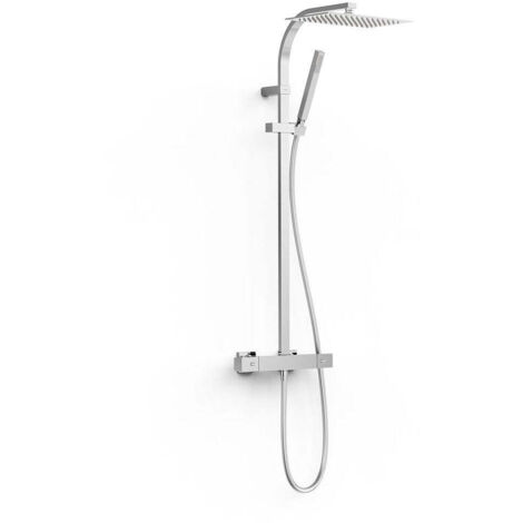 Ensemble de robinet thermostatique mural à 2 voies pour douche Chrome - TRES 19039306 (1/2)