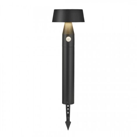 NAMA 50, Potelet, Solaire Noir, IP54, Solair Led - NORDLUX 2118268003
