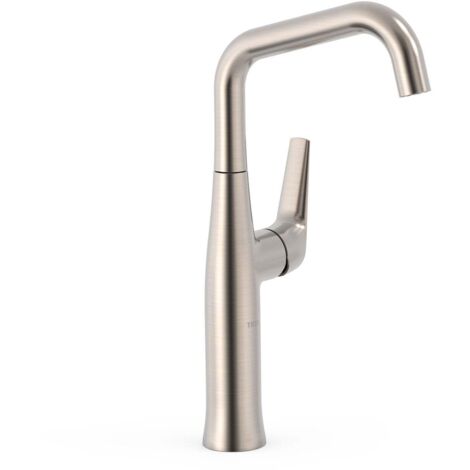 Mitigeur haut avec manette latérale pour lavabo Acier - TRES 28164701AC (1/2)