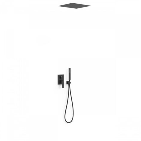 Kit de douche encastré Rapid-Box Noir Mat - TRES 20228006NM