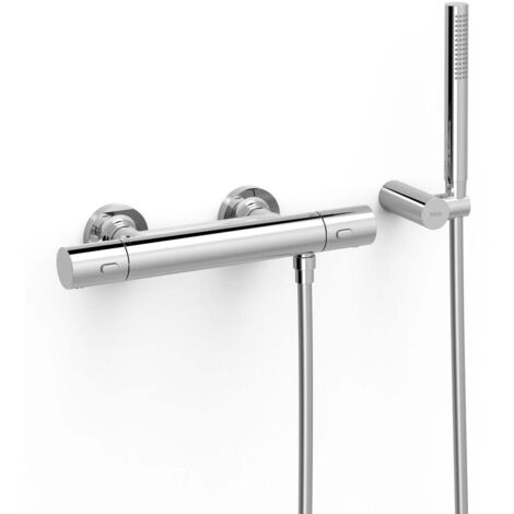 Robinet thermostatique mural Over-wall pour doucheDouchette Chrome - TRES 19016429 (1/2)
