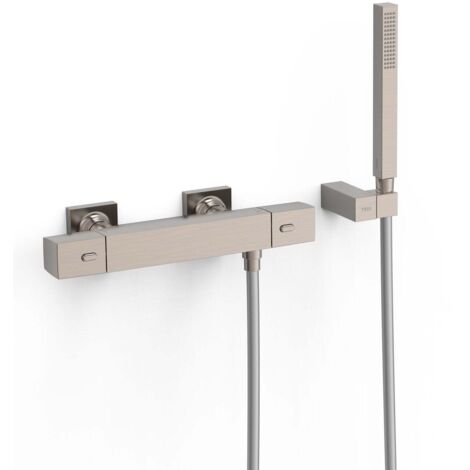 Robinet thermostatique mural Over-wall pour douche à main Acier - TRES 19016469AC (1/2)
