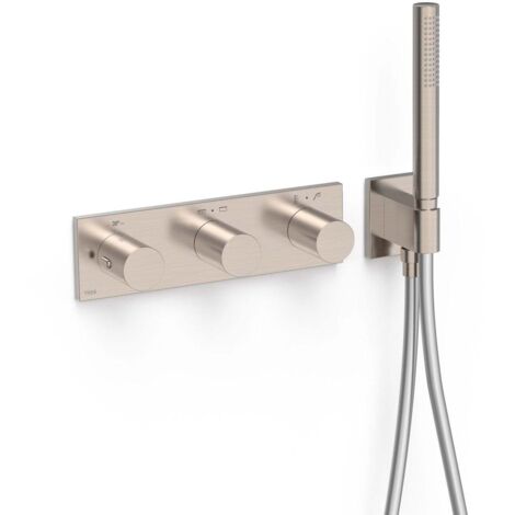Robinet thermostatique encastré à 4 voies B-system Acier - TRES 30735401AC (1/2)
