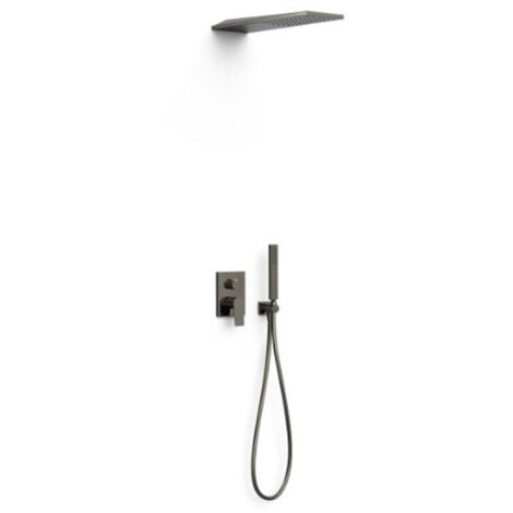 Kit de douche encastré Rapid-Box Noir métallisé - TRES 21128005KM