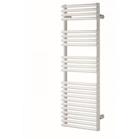 Acova – Sèche-serviette eau chaude 612W 92mm – Raccordement centré 4 orifices 1/2' – Acier blanc – LN11205005 (1/2)