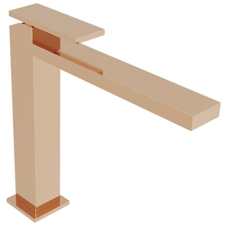 Mitigeur lavabo mi-haut Or Rose Tabula - CRISTINA ONDYNA TA22746P (1/2)