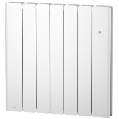 Noirot – Radiateur à inertie fonte 1250W blanc – Connecté Intuis – Écran graphique couleur – Détection fenêtre ouverte et absence - M153114 (1/10)