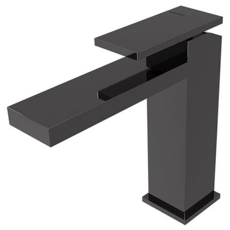 Mitigeur lavabo large Chromé Noir Tabula - CRISTINA ONDYNA TA26472 (1/2)