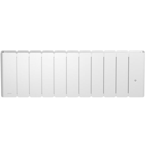 Intuis – Radiateur à inertie fonte 1000W – Plinthe connectée blanc – Dimensions 927mm x 309mm x 130mm – Gestion à distance via application - M153413