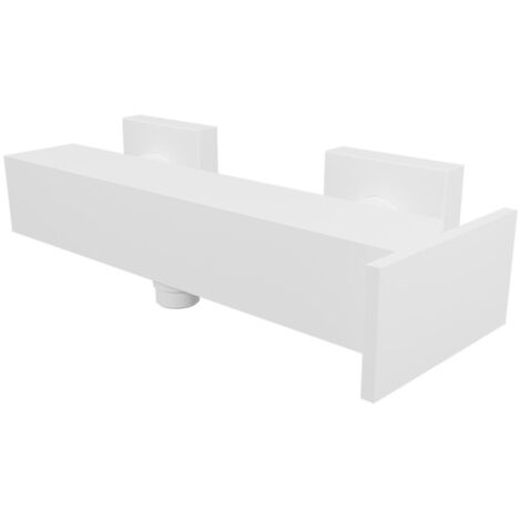 Mitigeur douche mural Blanc Mat Tabula - CRISTINA ONDYNA TA40124 (1/2)