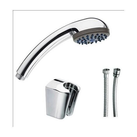 Kit Douchette, flexible et support QUARZO Chromé - Cristina Ondyna QZ29951 (1/2)