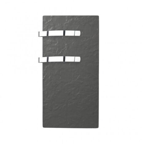 SECHE-SERVIETTES RAYONNANT VALDEROMA SLIM 2.0 (ARDOISE NOIRE - 800W - 100 x 50 x 8 cm)