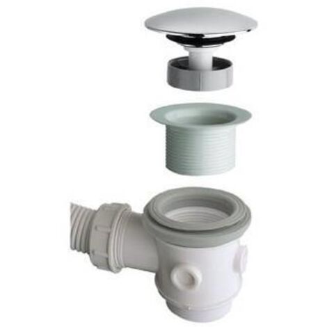 BOUCHON ABS VIDAGE UP & DOWN D.72 mm ADAPTABLE VUP0451 CHROME - CRISTINA ONDYNA RI20351 (1/2)
