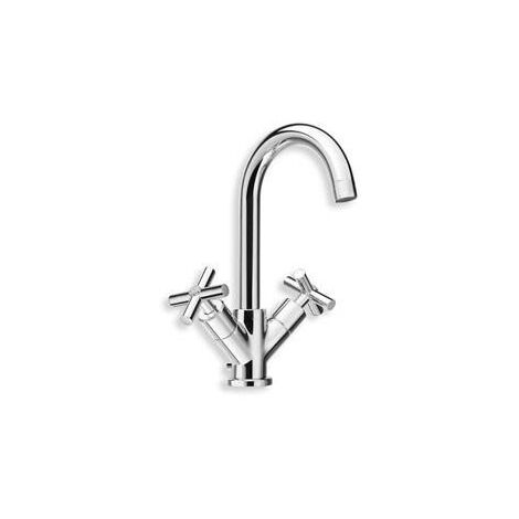 LAVABO EXECUTIVE MONOTROU CHROME + Vidage - CRISTINA ONDYNA EV10751 (1/5)