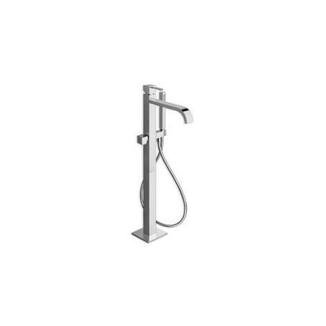 BAIN DOUCHE QUADRI MONOCOLONNE SUR PIED SANS MECANISME CHROME - CRISTINA ONDYNA QM18951 (1/2)